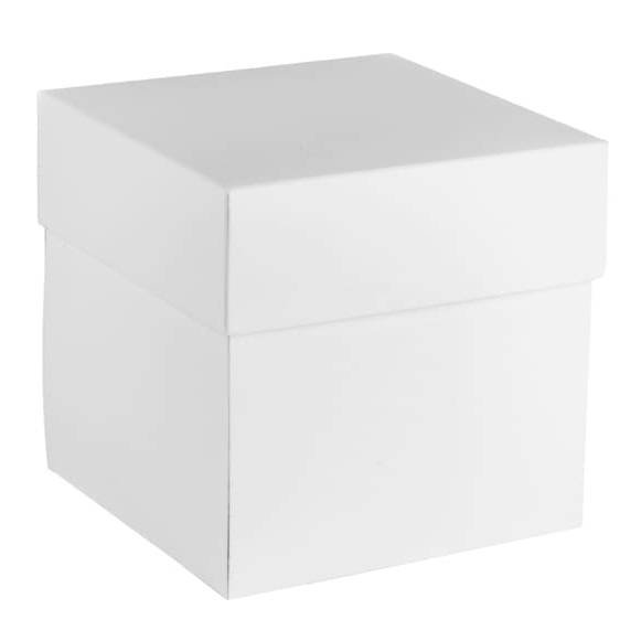 Explosion box, size 7x7x7,5+12x12x12 cm, natural, 1 pc