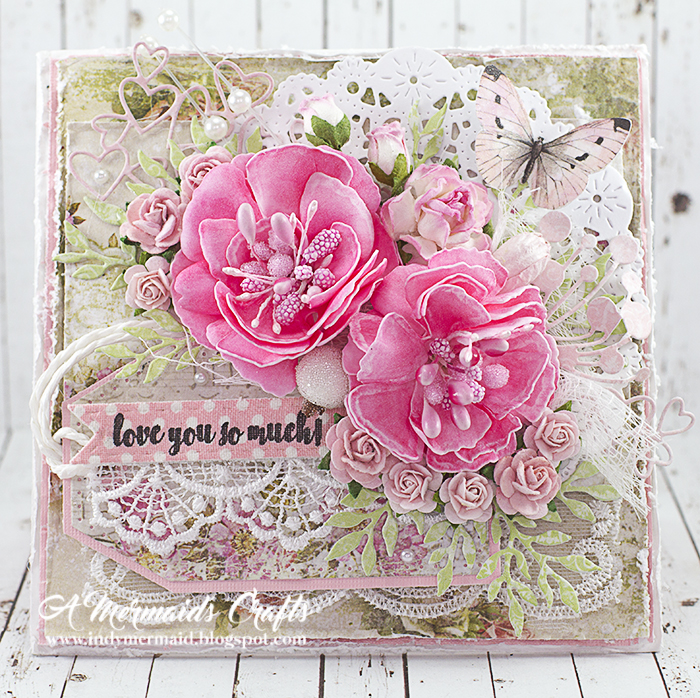 Stunning Rich Pink Card