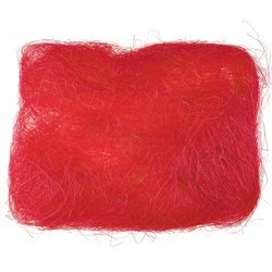 Decoration sisal fiber - red