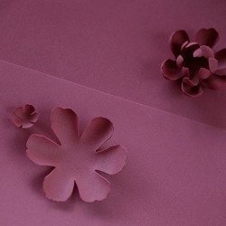 Foamiran foam - 60x70cm - 136 cherry