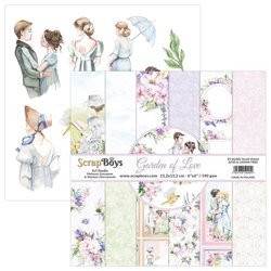 Scrapbooking Craft Papier Set 15x15 - SCRAPBOYS - Garden of love