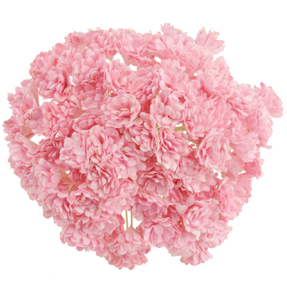 100 BABY PINK MULBERRY PAPER GYPSOPHILA FLOWERS