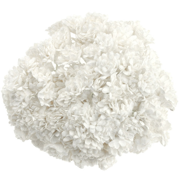 100 WHITE MULBERRY PAPER GYPSOPHILA FLOWERS