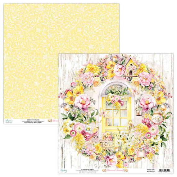 30x30 scrapbooking paper - Mintay - Blossom Serenity 03