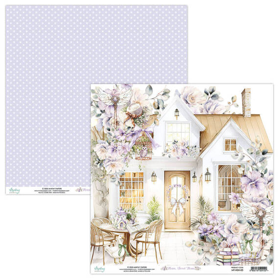 30x30 scrapbooking paper - Mintay - Home, Sweet Home 03