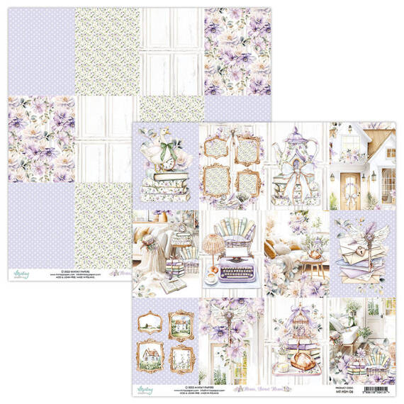 30x30 scrapbooking paper - Mintay - Home, Sweet Home 06