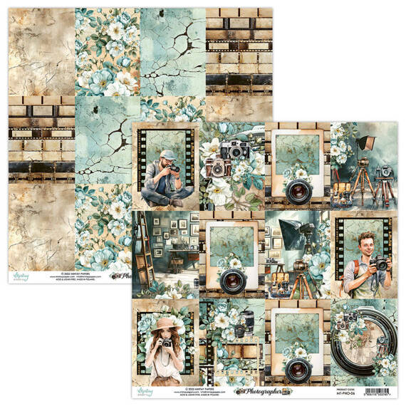 30x30 scrapbooking paper - Mintay - Photographer 06