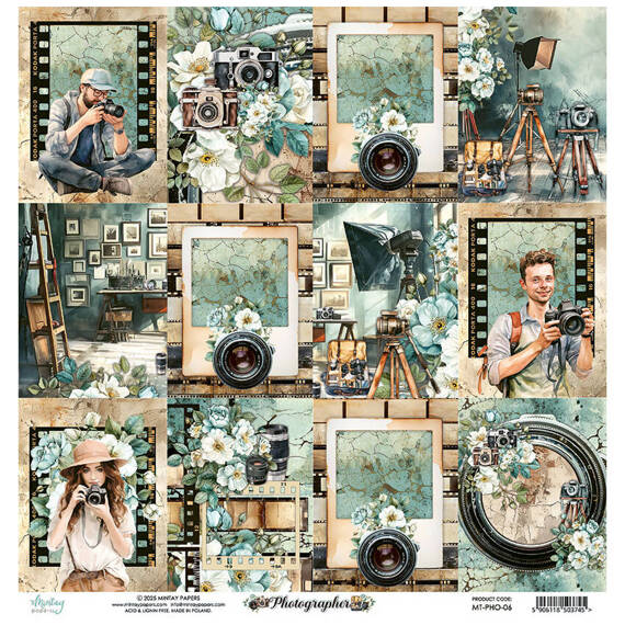 30x30 scrapbooking paper - Mintay - Photographer 06