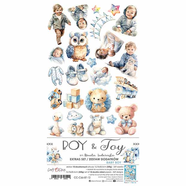 Boy &amp; Toy - Craft o'clock - accessory set - Baby Boy