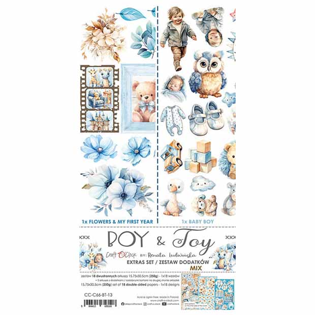 Boy &amp; Toy - Craft o'clock - accessory set - mix