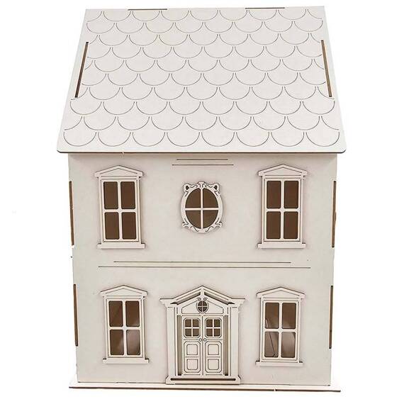 Chipboard Die Cut - Family house 3D - Family house 3D - Scrapiniec