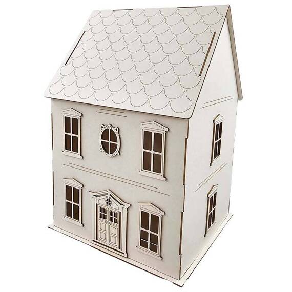 Chipboard Die Cut - Family house 3D - Family house 3D - Scrapiniec