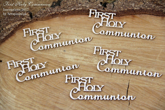 Chipboard - Firsty Holy Communion 01 - Lettering