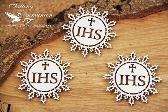 Chipboard - Host small 01- Tatting Communion