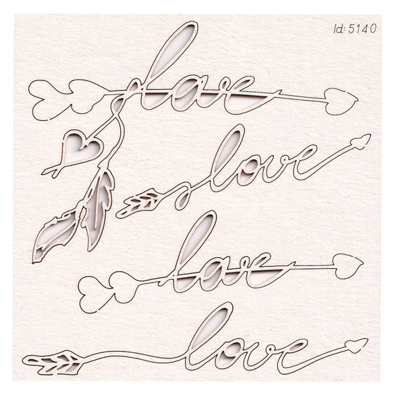 Chipboard - Small Arrows 01 - Boho Love 