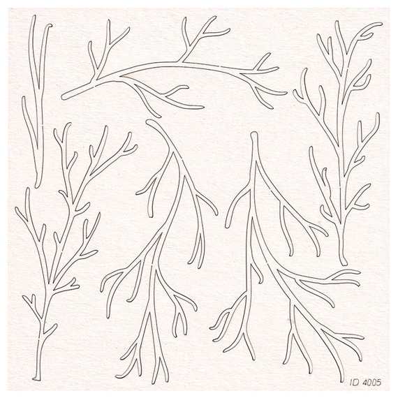 Chipboard - Spring Prodigy - Big Bare Branches 