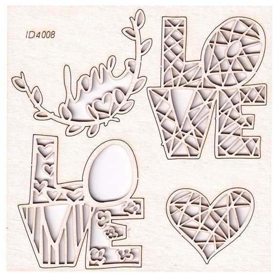 Chipboard - Spring Prodigy - Love lettering