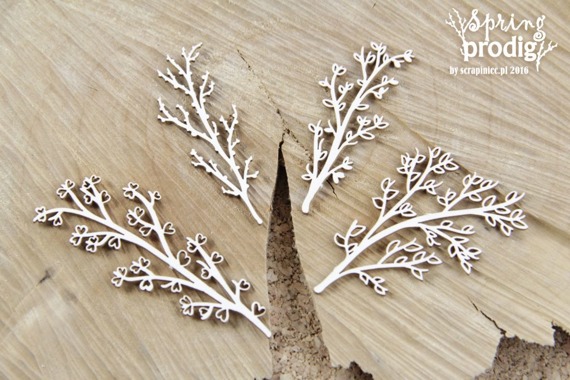 Chipboard - Spring Prodigy - Small Branches 02 