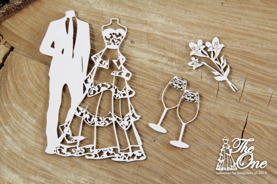 Chipboard The one - Small Set - Wedding