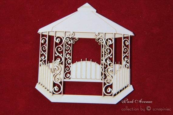 Chipboard arbor - Park Avenue 3D