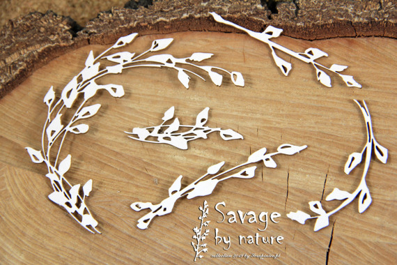 Chipboard branches small - Savage by Nature 