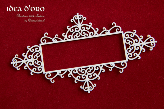 Chipboard frame signboard 01 -Idea d'oro 