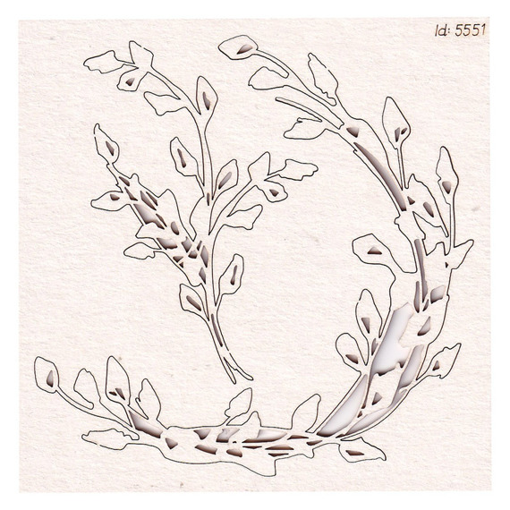 Chipboard wreath small- Savage by Nature