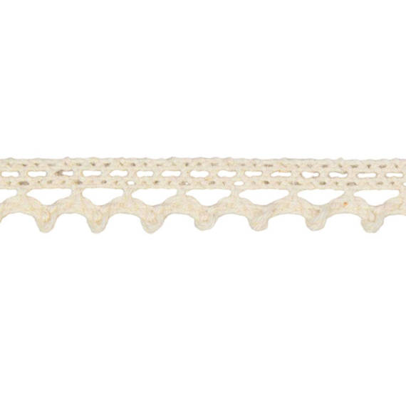 Cotton lace cream 10mm x 4,55m