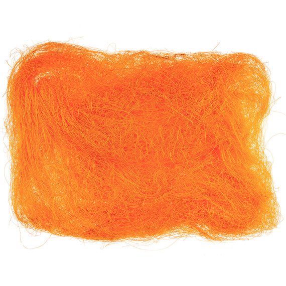 Decoration sisal fiber - dark orange