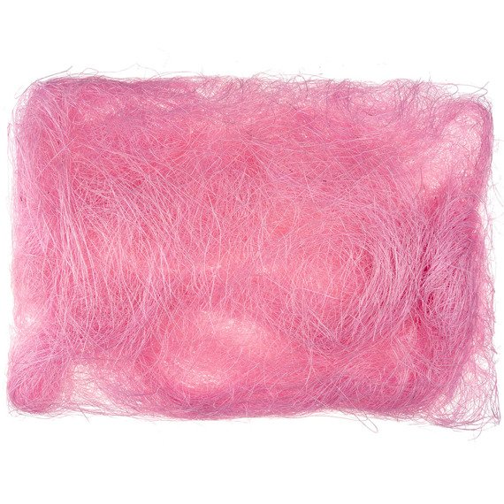 Decoration sisal fiber - light pink