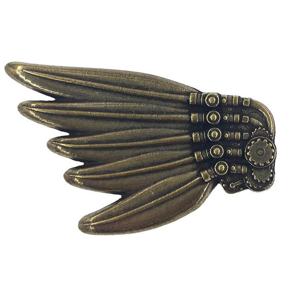 Electroplated metal ornament - Left wing 4