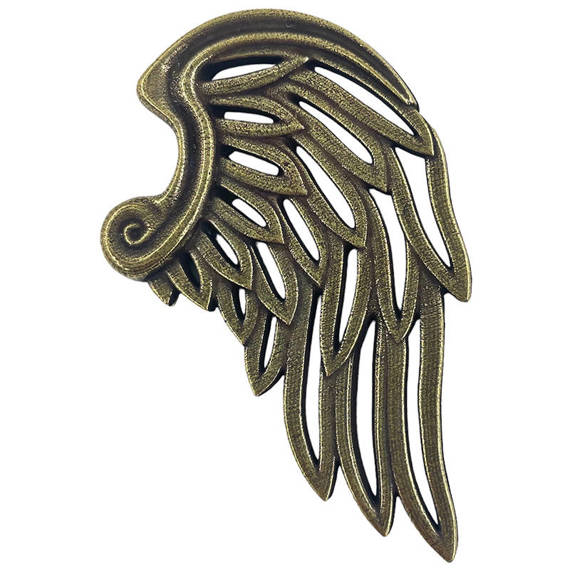 Electroplated metal ornament - Wing 2 right wing