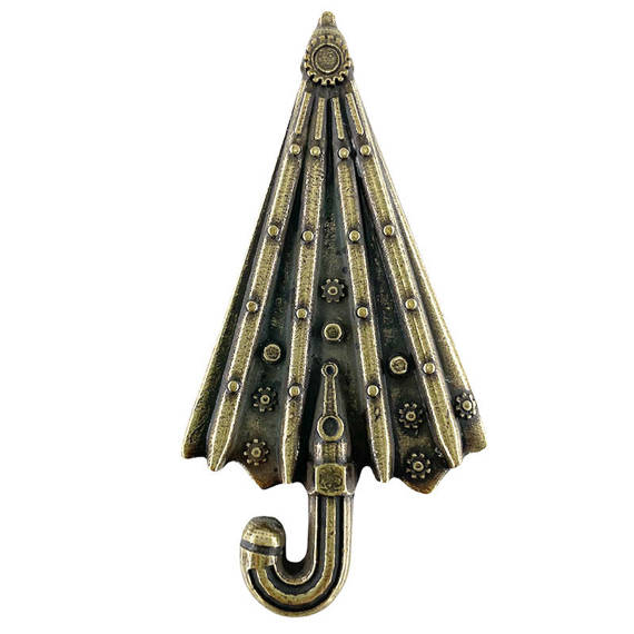 Electroplated metal ornament - umbrella