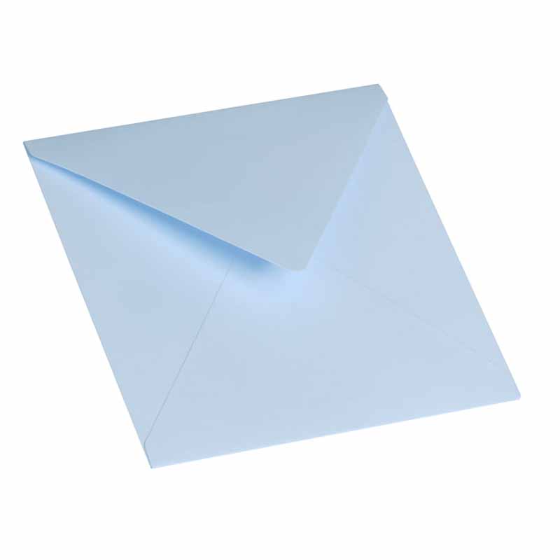 Envelope for a card - blue - 15x15 cm