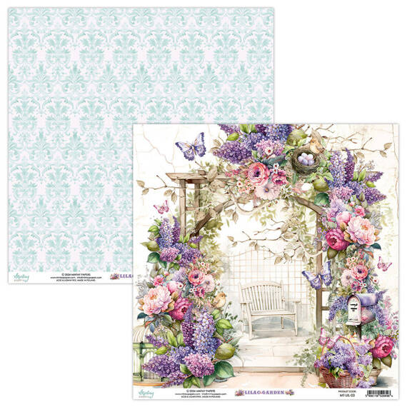 MINTAY Scrapbooking Craft Papier - Lilac Garden