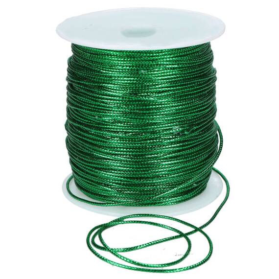 Metallized string green 100m 