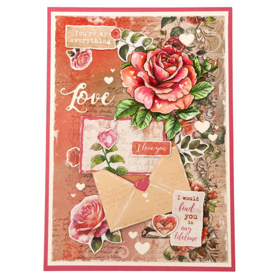 Paper punch - StudioLight - Sending Love letter envelope