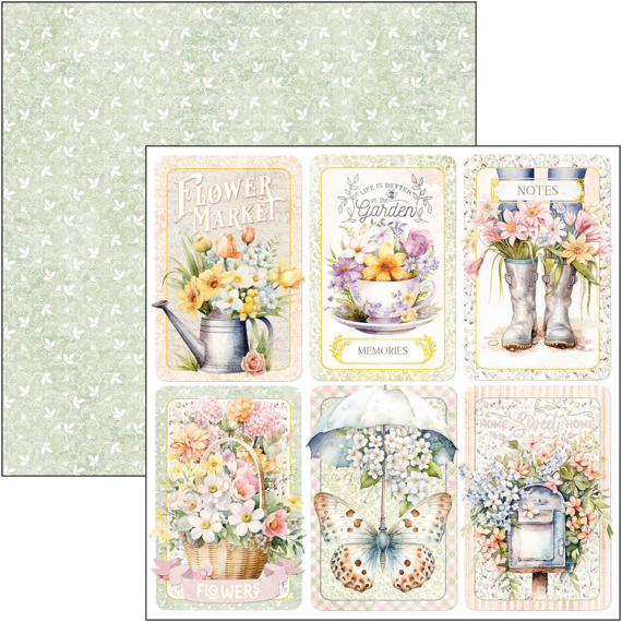 Papiery 15x15cm - Dixi Floral Pattern