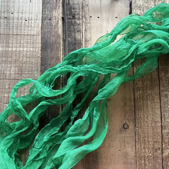 Ribbon Vintage tape mist - green