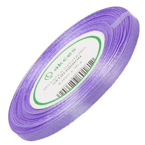 Satin lilac ribbon 6mm - 32mb