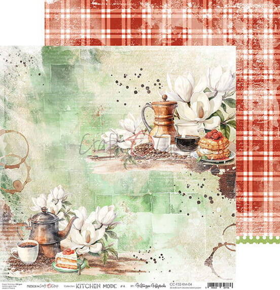 Scrapbooking Craft Papier Set 15x15 - Craft o'clock - Kitchen Mode