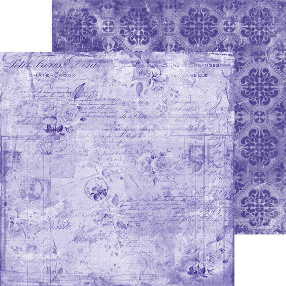 Scrapbooking Craft Papier Set 15x15 - Craft o'clock - Lavender Mood