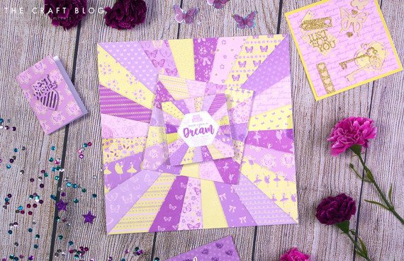 Scrapbooking Craft Papier Set 15x15 - Dovecraft - Once Upon a Dream