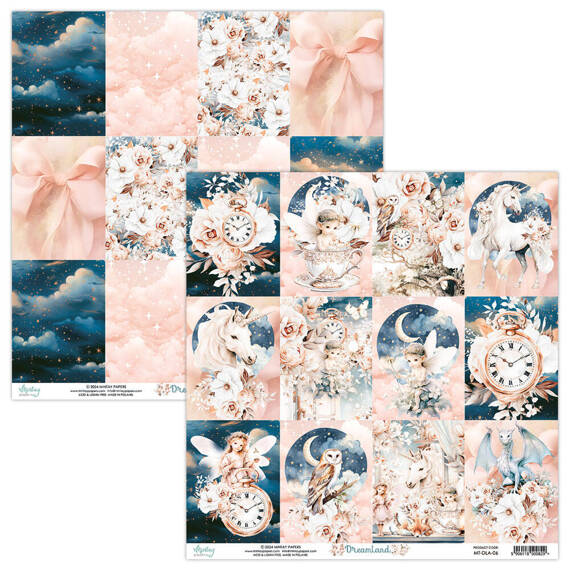 Scrapbooking Craft Papier Set 15x15 - Mintay - Dreamland