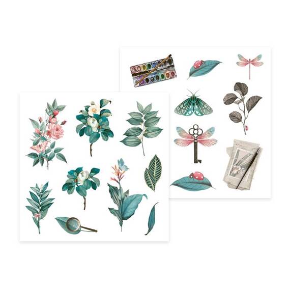 Scrapbooking Craft Papier Set 15x15 - P13 - Naturalist