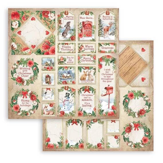 Scrapbooking Craft Papier Set 15x15 - Stamperia - Romantic Home