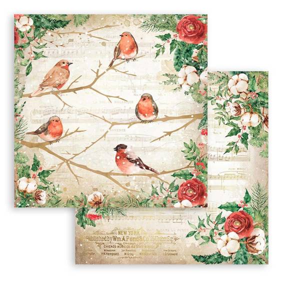 Scrapbooking Craft Papier Set 15x15 - Stamperia - Romantic Home