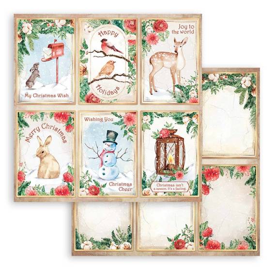 Scrapbooking Craft Papier Set 15x15 - Stamperia - Romantic Home