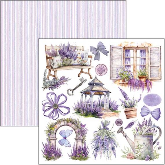 Scrapbooking Craft Papier Set 15x15cm - Ciao Bella - Morning in Provence