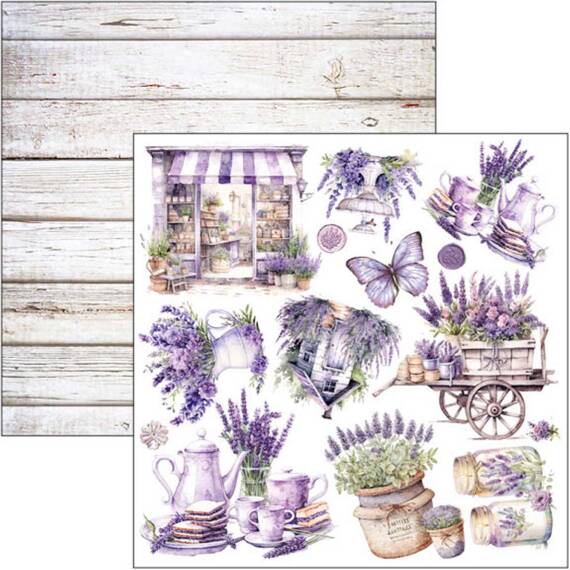 Scrapbooking Craft Papier Set 15x15cm - Ciao Bella - Morning in Provence